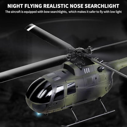 GoolRC C186 Remote Control Helicopter 4 CH Single Propeller Without Ailerons RC Helicopters with 6-axis Gyro Stabilization Altitude Hold RC Airplane Drone Toys for Teen Adults