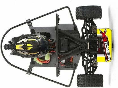1/8 RC X-Rider Flamingos 2.4G 3WD 2 in 1 ESC High Speed Rc Car Electric Tricycle Motorcycle Tricycle RTR Drift Adult Vehicles Collection Model (Yellow)
