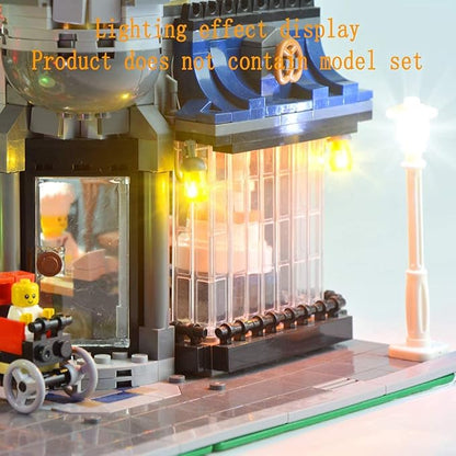 Upgraded Version LED Light Kit for Creator Expert Assembly Square - Compatible with Lego 10255 Building Set (Model Set Not Included)