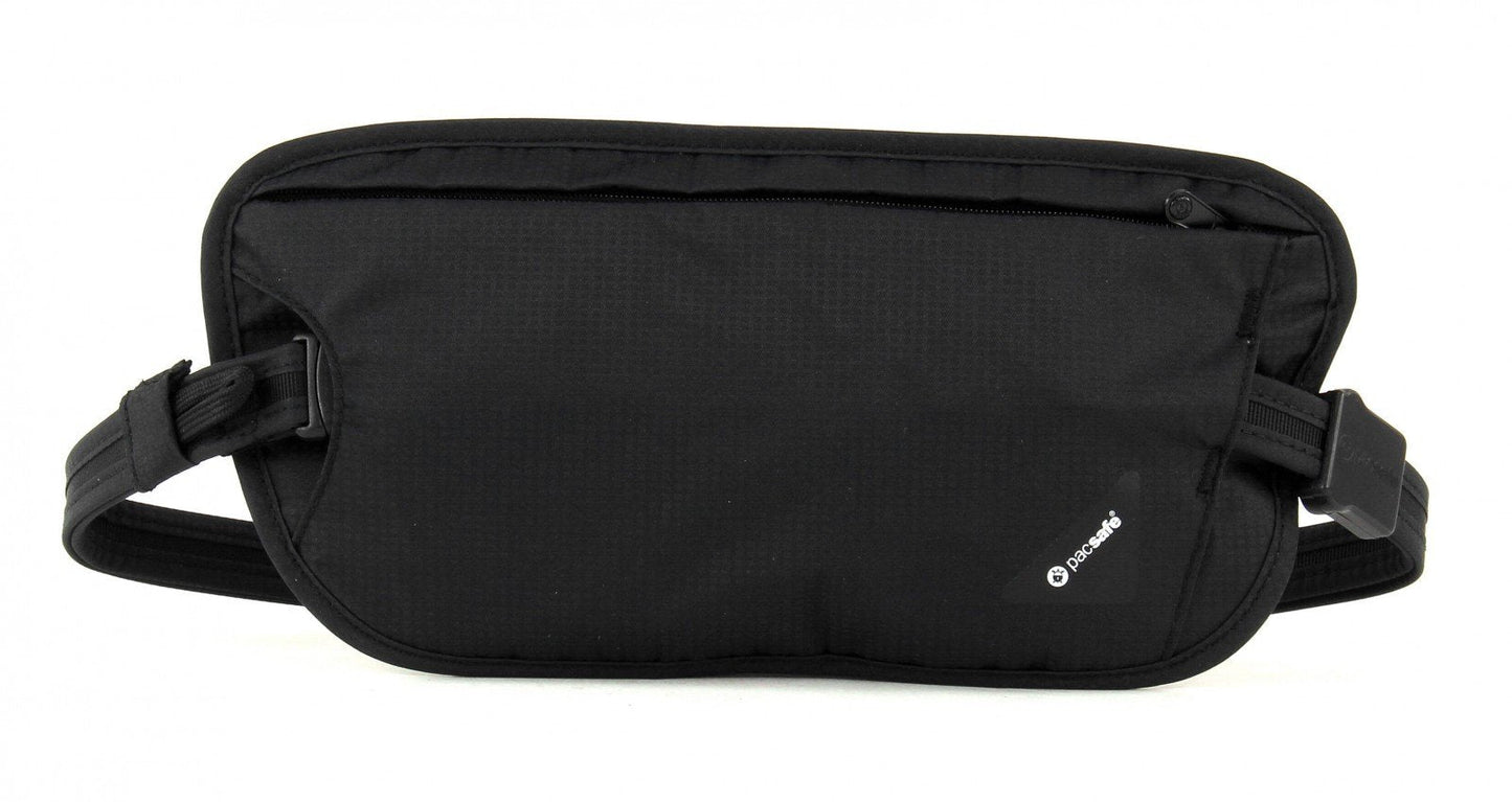 Pacsafe Coversafe X100 Anti-Theft RFID Blocking Waist Wallet, Black