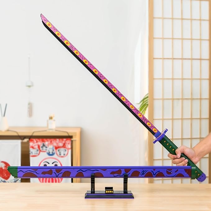 TOY PLAYER Demon Sword Toy Building Set Compatible with Lego with Scabbard and Stand Anime Sword Toy Building Set for Collecting and Gifting (789 Pcs)