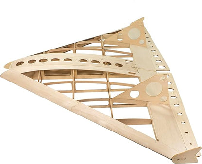 Balsa Wood Model Airplane T11 Air Kart 1000mm Wingspan RC Airplane Glider KIT to Build for Adults Hobby Fly (Kit+Motor+Prop+Servo+ESC+Covering Film)