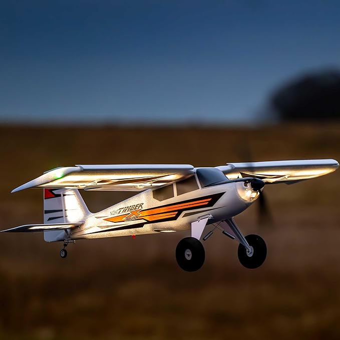 E-flite Night Timber X Evolution 1.2m PNP EFL013875 RC Trainer Airplanes