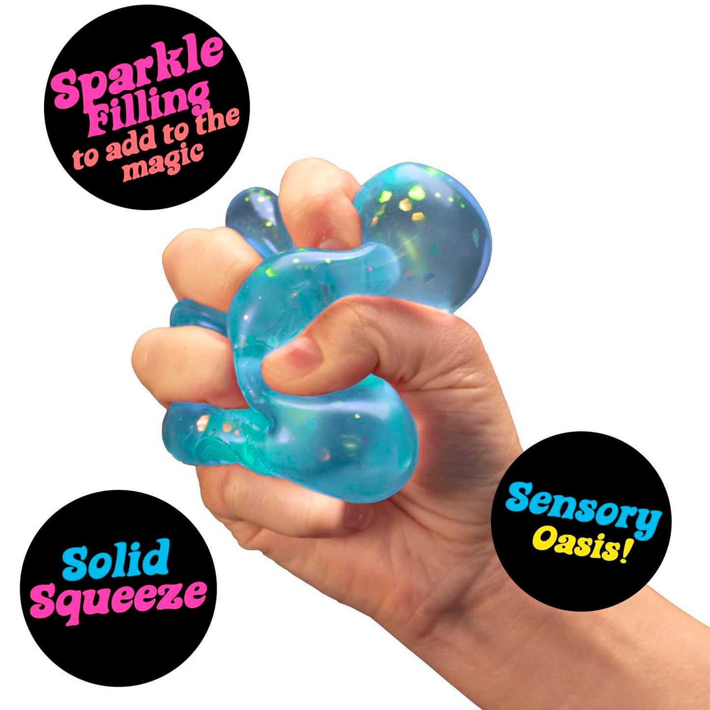 Schylling NeeDoh Dream Drop - Sensory Squeeze Toy with Dreamy Smooth Squeeze - 3" Tall - Color May Vary (Pack of 1)