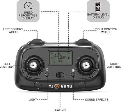 Adult Metal Mini Remote Control Loader Featuring a Lever-Driven RC Digging System Comes with Two Batteries and a Carrying case Making it an for Model Enthusiasts and Children