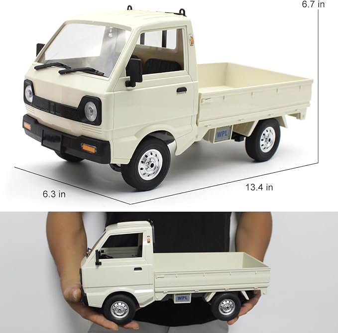 Remote Control Car for HJ110 1:10 Drift Pickup 2.4G RC Racing Truck Drift 2WD Vehicle with 2 Rechargerable Batteries Hobby Toys Model for Kids Boys Girls Adults