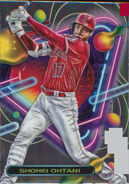 2023 Topps Cosmic Chrome #91 Shohei Ohtani Los Angeles Angels Baseball Card - Sportscard Superstore