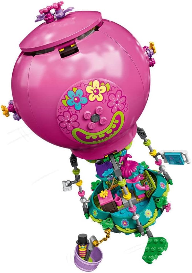 LEGO Trolls World Tour Poppy’s Hot Air Balloon Adventure 41252 Building Kit an Ideal for Creative Play (250 Pieces)