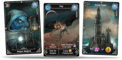 Forbidden Games Lizard Wizard – Fantasy Strategy Game of Spellcasting Potions and Mystical Creatures Ages 10+ 2-6 Players Family Game Night Essential