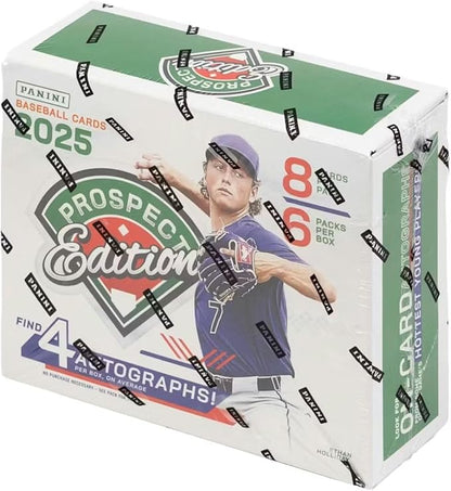 2025 Panini Prospect Edition Baseball Hobby Trading Card Box (4 Autographs Per Box)