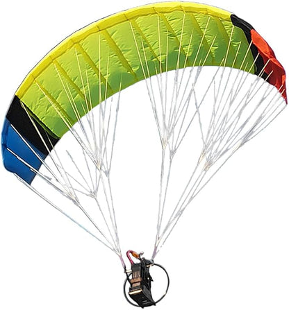 2.4G RC Paraglider with 1.8m Wingspan Nylon Canopy High-Altitude Stunt Flight Paraglider with Foldable Canopy 30 Mins Flight Time Ideal Gift for Outdoor Adventurer (RTF/Random Color)