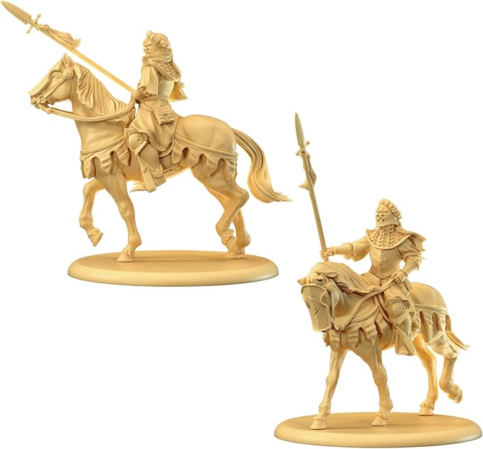 CMON A Song of Ice and Fire Tabletop Miniatures Game Riders of Highgarden Unit Box (Multilingual Edition) - Strategy Game for Adults Ages 14+ 2+ Players 45-60 Minute Playtime Made by CMON