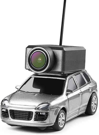 Aetheria WL Mini RC Car with HD FPV Camera 1/64 Remote Control Car FPV RC Drift Cars with LED Ambient Lights &amp Interactive Controls &amp 3-Speed Modes Gift for Adult (Grey)