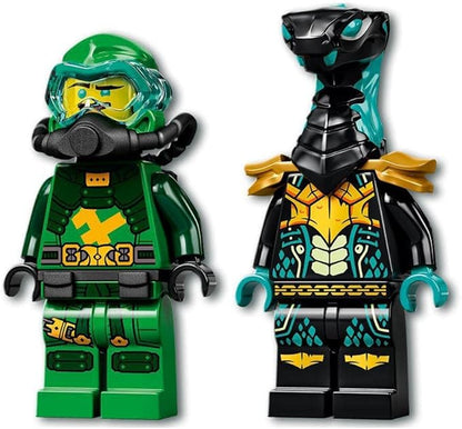 LEGO NINJAGO Lloyd’s Hydro Mech 71750 Building Kit Underwater Playset with NINJAGO Lloyd and Mech Role-Play Action for Boys and Girls Ages 7 and Up