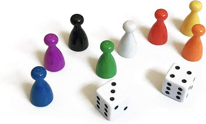 Create Your Own Opoly Board Game – Blank Game Board with Board Game Accessories Blank Cards Property Cards – Ideal for DIY Family Games Creative Projects