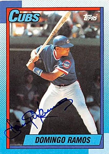 Sports Memorabilia Autograph Warehouse 248576 Domingo Ramos Autographed Baseball Card - Chicago Cubs 1990 Topps - No. 37