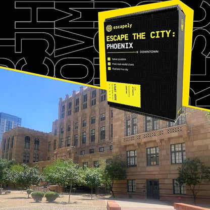 Phoenix Outdoor Escape Room | Real City Scavenger Hunt | Gifts for Adults &amp Families | 1-6 Players 2-3 Hours 1.5 Miles Walking Distance
