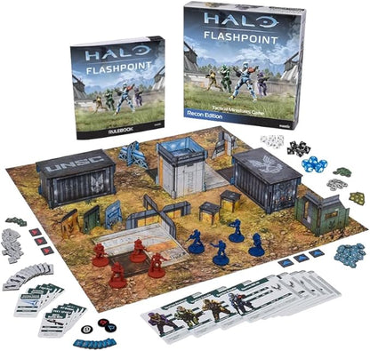 Halo: Flashpoint (Recon Edition) Tabletop Miniatures Game - Lead Spartan Fireteams! Fast-Paced Tactical Skirmish Game for Adults Ages 14+ 2 Players 60 Min Playtime Made by Mantic Games