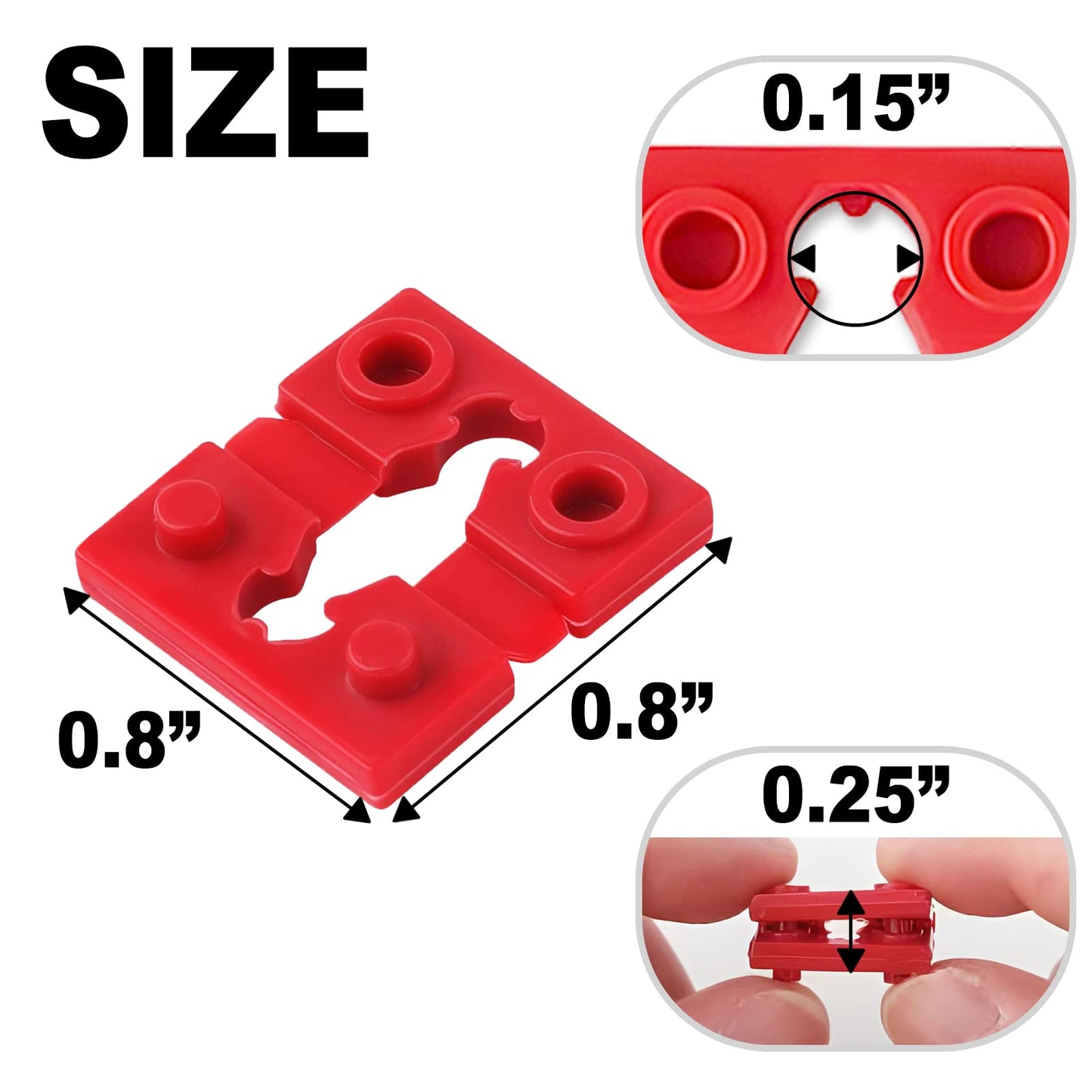 Outlet Spacers for Electrical Box, RonJea 48 PCS Switch and Receptacle Spacers for Loose Outlet Plug Fix, Electrical Extender Outlet Shims Light Switch Spacer