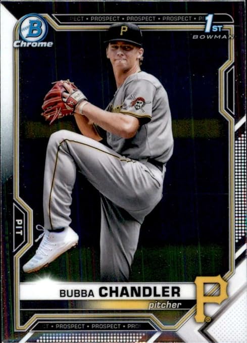 2021 Bowman Draft Chrome #BDC-41 Bubba Chandler Pittsburgh Pirates Baseball Card
