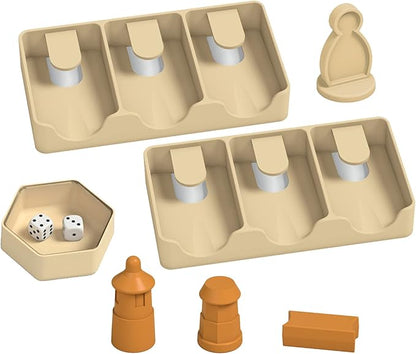 CATAN Traveler COMPACT EDITION Board Game - Settle Trade and Build on the Go! Strategy Game Family Game for Kids and Adults Ages 10+ 2-4 Players 60 Minute Playtime Made by CATAN Studio
