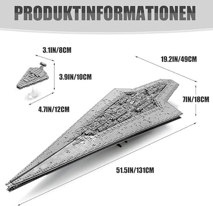 13134 Super Star Destroyer Model Ship A New Hope Executor Star Dreadnought Building Toy 7788+Pcs Large Collectible Model Build and Play Awesome Building Kit for Boys and Adult