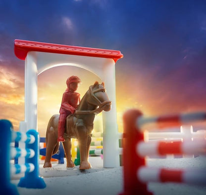 SmartGames Horse Academy – Logic Puzzle Game with 80 Challenges and Colorful Obstacles for Ages 7+