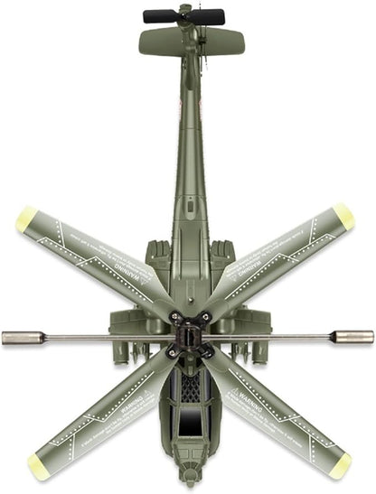 POCO DIVO Apache AH-64 Helicopter RC Flight Infrared 3CH AH64 S109 Gyro Military Aircraft Model S109G
