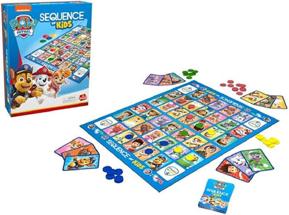 Paw Patrol Sequence for Kids | Easy to Play Matching Game of 4-in-A-Row Featuring Paw Patrol Characters | 2-4 Players Ages 3+