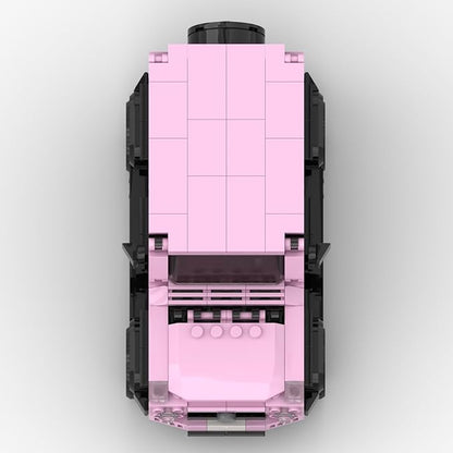 Custom Building Block Set G-Class SUV Model Pink DIY Construction Toy