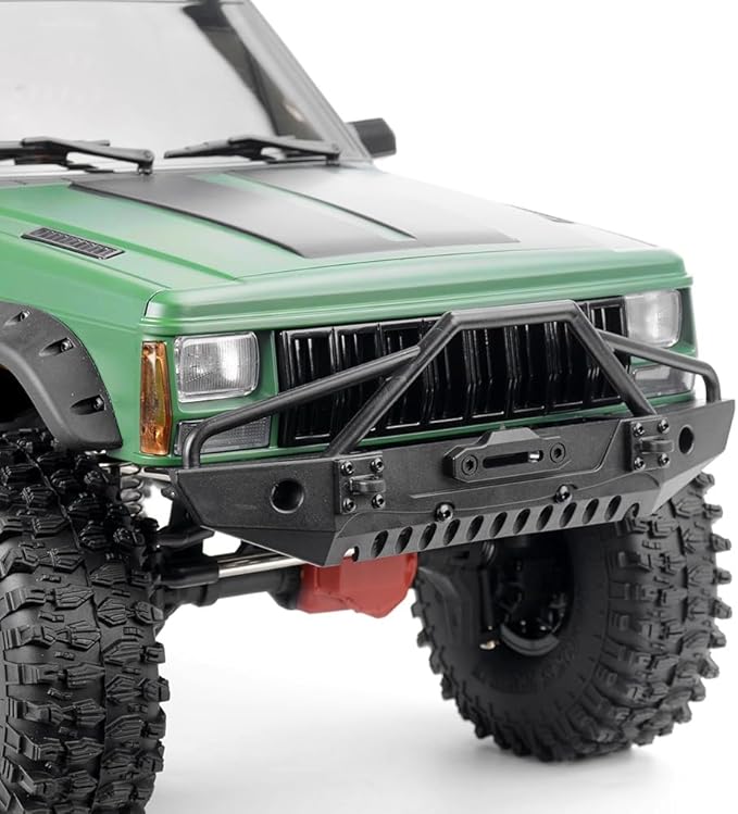RC Car Hard Body Shell Kit313mm Wheelbase Cherokee Body Car Shell for 1/10 RC Crawler Axial SCX10 &amp SCX10 II 90046 90047 TRX4 Kit (Military GreenPickup)
