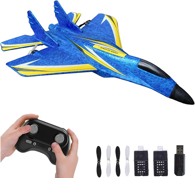 Remote Control Airplane for KidsRC Airlane RTF2 Channels RC Plane with Gyro Durable EPP Foam RC Jet Toys for Indoor &amp Outdoor Easy to Fly RC Aircraft for Adults &amp Beginner