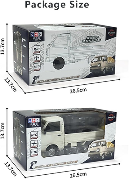 RC Mini-Truck D12mini 1/16 2.4Ghz RC Car Truck - White
