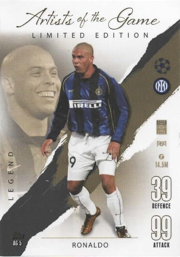 Topps Match Attax 2023 2024 Ronaldo Artists of the Game Limited Edition Card