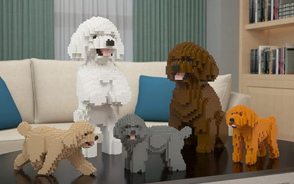 JEKCA Toy Poodle 04S-M01 | Dog Plastic Building Blocks | Age 14+