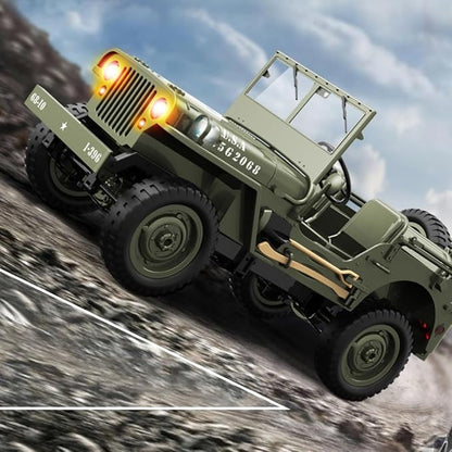 YIKESHU Remote Control Car 2.4Ghz 4WD Off Road RC Truck Vehicle with Linked Lights Rc Crawler 1:10 All Terrain Remote Control Trucks RTR Hobby RC Car for Adults Indoor Outdoor Rc Cars