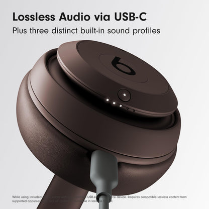 Beats Studio Pro - Premium Wireless Over-Ear Headphones- Up to 40-Hour Battery Life, Active Noise Cancelling, USB-C Lossless Audio, Apple & Android Compatible - Deep Brown