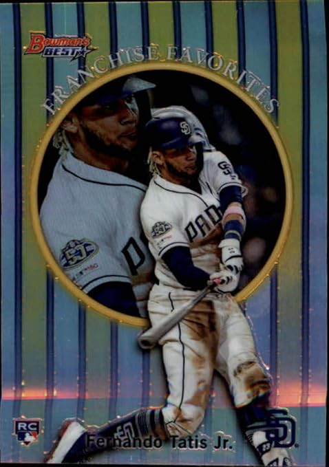 2019 Bowman's Best 1999 Franchise Favorites #99FF-FTJ Fernando Tatis Jr. San Diego Padres RC Rookie MLB Baseball Trading Card