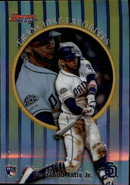 2019 Bowman's Best 1999 Franchise Favorites #99FF-FTJ Fernando Tatis Jr. San Diego Padres RC Rookie MLB Baseball Trading Card