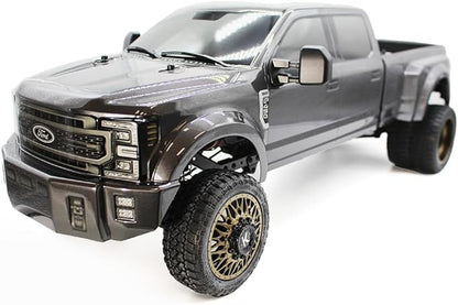 Helidirect CEN Racing 1/10 RC Crawler - F-450 SD KG1 Wheel Edition 4WD RTR Truck All-Terrain Water-Proof Axial SCX10 for RC Hobbyists Grey Titanium