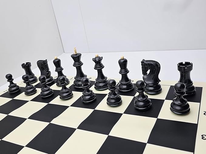 20-inch Foldable Silicone Easy-to-Clean Large Chess Set Family Retro Adult and Children's Chess Portable Travel Game Chess Set with Storage Bag Ideal for Outdoor and Travel Use.