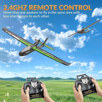 volantexrc RC Plane 4CH Remote Control Glider Airplane RTF with 6-Axis Gyro 3 Modes &amp Aerobatics Easy to Fly 2.4GHz Radio Controlled Aircraft for Beginners&amp Adults Ranger600 Stunt Black