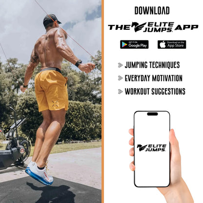 Elite Jumps | 6mm PVC Jump Ropes for Fitness | Indoor/Outdoor Adjustable Boxing Jump Rope w/Unbreakable Handles & Ultra-Durable Non-Kinking PVC | Skipping Rope for Men & Women & Boxer Rope Jump Rope