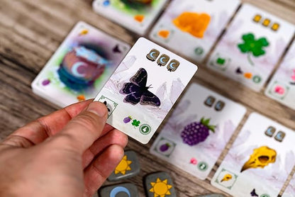 Asmodee Carnuta Board Game - Collect Ingredients &amp Score Points in a Potion Brewing Strategy Game with Acrylic Runes Family Fun for Kids &amp Adults Ages 10+ 2-4 Players 30 Minute Playtime