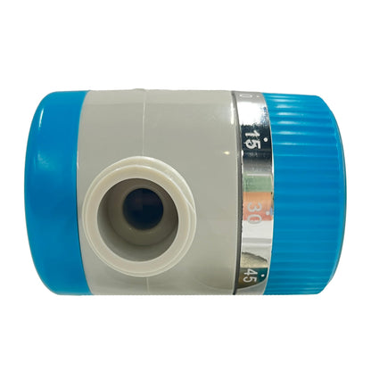 Gilmour Single Outlet Mechanical Water Timer for Garden Hose, Irrigation Timer for Sprinklers and Drip Lines, Blue