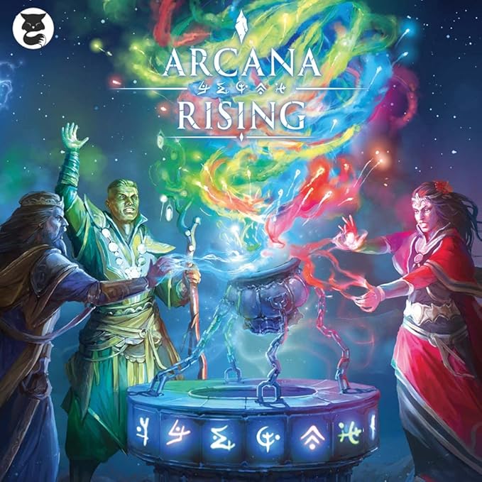 Grey Fox Games Arcana Rising Board Game | Wizardry themed Card Game | 1-6 Players | 20-60 Minutes