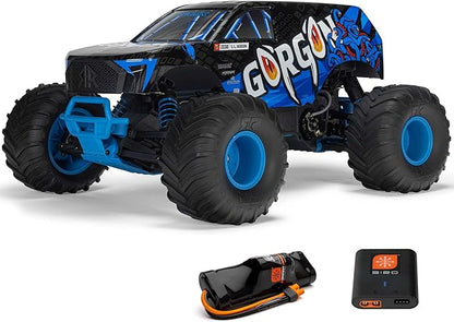 ARRMA RC Truck 1/10 Gorgon 2 Wheel Drive RTR Brushed Monster Truck Battery &amp Charger Included Blue ARA3230ST5