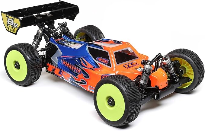 TEAM LOSI RACING 8IGHT-X/E 2.0 Combo Race Kit1/8 4 Wheel Drive Nit/El Buggy TLR04012 CarsGas Kit 1/8 Off-Road