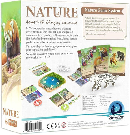 Northstar Game Studio Nature Board Game | Adapt in a Changing Environment in This Strategy Game for Adults Teens. Families and Solo | 1-4 Players Age 10+