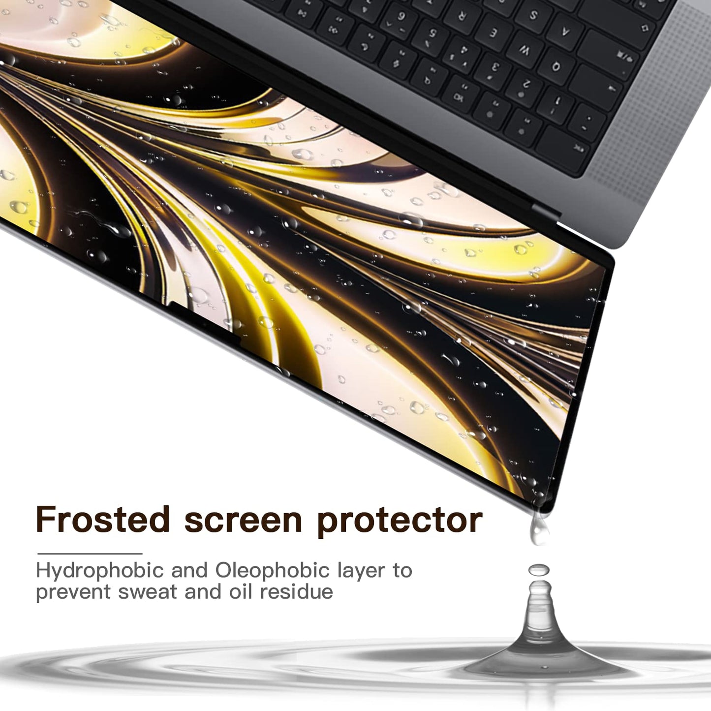 2 Pack Compatible with MacBook Air 13.6 inch Screen Protector (M2/M3/M4 Chip), Matte Anti Glare Film for MacBook Air 13'' (2022-2025)